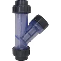 OEM PVC-Wasserfilter 20-63mm Transparant - Duurzame PVC-Buis für Aquarium und Irrigationsanlagen - Wasserreinigung für sauberes Wasser - Easy zu installieren