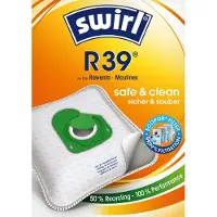 Swirl R 39 EcoPor Staubsaugerbeutel, 10 Beutel, für Rowenta & Moulinex
