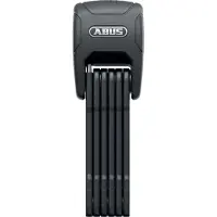 Markenlos ABUS Faltschloss BORDO GRANIT XPlus 6500KA/90 schwarz SH - flexibles und sicheres Fahrradschloss mit Alarm und zusätzlichem Schutz an Gelenken - inklusive Schlosshalterung - Länge 90 cm