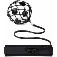 Novzep Solo Fußballtrainer Trainingsgerät, Fußball Rebounder mit verstellbarem Gürtel, Trainingshilfe für Passen, Dribbeln und Ballkontrolle