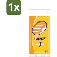 BIC – Rasierklingen – Einzelklinge – Einwegklingen – 5 Rasierklingen - 1 Stück