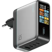 Cuktech AD1204U 120W Wandladegerät mit Display und USB-C-Kabel
