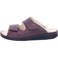 Finn Comfort Riad Herren Pantolette braun Glattleder - Größe: 40