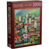 Magnolia Puzzle Das Dorf Kran 1000 Puppen
