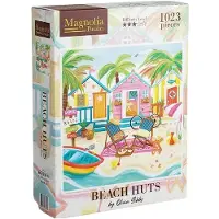 Magnolia Puzzle Beach Huts - 1023 Teile Legespiel Multicolor
