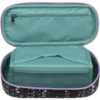 NEOXX Schlampermäppchen Jump Pencil Case Purple Crush schwarz flieder