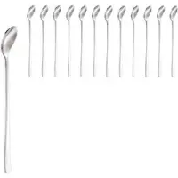 WAS Longdrinklöffel Hamburg, 22 cm, Edelstahl 18/10, silber poliert, 12 Stück