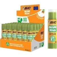 BIC Klebestift ECO Glue Stick, 8g, lösungsmittelfrei, 30 Stück