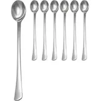 Gräwe Latte-Macchiato-Löffel Würzburg, 22 cm, Edelstahl 18/0, silber poliert, 6 Stück