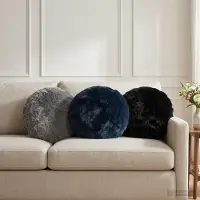 vidaXL Kissenbezug 6 stk. HEERLEN Marineblau Ø 30 cm