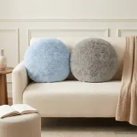 vidaXL Kissenbezug 6 stk. HEERLEN Himmelblau Ø 30 cm