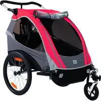 Burley Verdeck D'Lite 2010-2012 rot: Robustes, regenabweisendes Polyester-Kom....