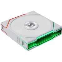 Lian Li UNI FAN TL FLEX Wireless Lüfter, ARGB - Reverse Blade 120mm, weiss