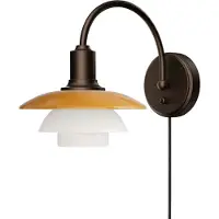 Louis Poulsen - PH 2/2 Centenary Edition Wandleuchte, amber/opal weiß