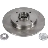 FEBI BILSTEIN Bremsscheibe 32783 Hinterachse voll 249mm für DS CITROËN PEUGEOT