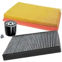 BESTPRICE Inspektionspaket Filtersatz SET A [Hersteller-Nr. 10492522] für Opel