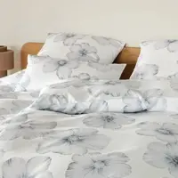 Elegante Seiden-Satin Bettwäsche Devine - 155x220 cm + 80x80 cmbleu