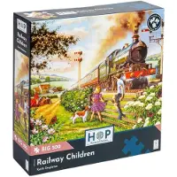 The House of Puzzles Puzzle Railway Children 500 XL Teile Zug Landschaft