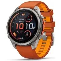 Garmin Fenix 9 Pro GPS Multisportuhr, inReach, 47mm, autumn orange/spark orange