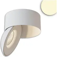 ISOLED LED Aufbauleuchte Sphere weiss/weiss, 2700K, 10W, CRI90, dimmbar 117377