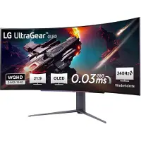 Asus LG Ultragear 45GS96QB-B.AEU (45 Zoll) 21:9 Curved 800R UWQHD OLED Gaming-Monitor, 240 Hz
