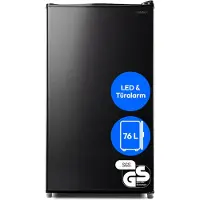 Medion Kühlschrank ohne Gefrierfach 76 Liter - MD370009 - dunkelgrau