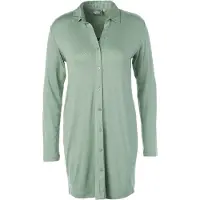 Essenza Valentina Uni Dusty teal Nachthemd Langarm L