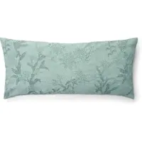 Essenza Claudine Dusty teal Dekokissen 40 x 90 cm