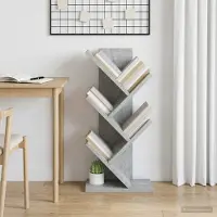 vidaXL Baumbücherregal 4-stöckig 30 x 18 x 60 cm Holzwerkstoff