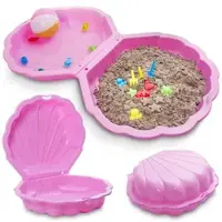 ONBEST Sandkasten Muschel Rosa