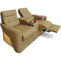 Sofa Dreams Kinosessel Relax aus Stoff, 1.9 m breit, 0.94 m hoch, elektrische Relaxfunktion, kühlende Becherhalter, USB & Induktionsladung