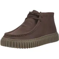 Clarks Torhill Hi Lederschuhe, Braun 42 EU