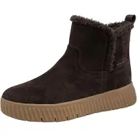 Tamaris Damen Leder Stiefelette Plüsch am Einstieg Pull-On 8-86422-45, Größe:37 EU, Farbe:Braun