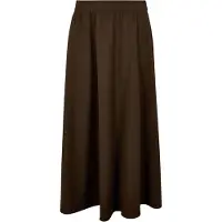 Apricot Midirock "Wadenlanger A-Linien Rock" aus gebürstetem Twill