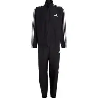 Adidas Trainingsanzug SPORTSWEAR "3-STREIFEN WOVEN", Herren, Gr. L, schwarz-weiß (schwarz, weiß), Obermaterial: 100% Polyester, Sportanzüge Trainingsanzug