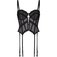 Hunkemoller Bustier Kat Schwarz