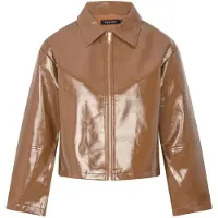 Ydence Damen Jacken Jacket Faye - Bruin - Größe L