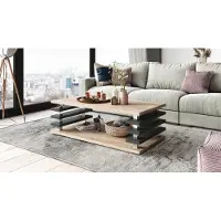Designimpex Design Carl Svensson Couchtisch DC-3 Wohnzimmertisch Tisch