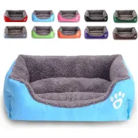 LITZEE Haustier Katzenbett Kissen Weich Hundebett Warm Hundeschlafplatz Katzendecke Hundematratze Hundesofa Katzensofa 43*32cm