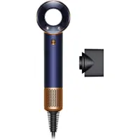 Dyson Haartrockner "Supersonic Travel", blau (nachtblau, kupfer), HaartrocknerB:7cm H:22cm T:7cm, Haartrockner, perfekt für unterwegs, intelligente Temperaturregulierung, B:7cm H:22cm T:7cm