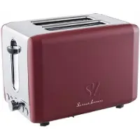 Schaub Lorenz Kompakt-Toaster 925 Watt Doppelschlitz weinrot matt
