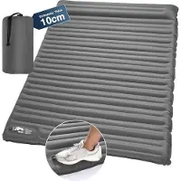 OEM Bequeme Doppel-Camping-Schlafmatte mit Luftmatratze für 2 Personen, Luftpumpe und Fußdruckfunktion