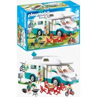 Playmobil Konstruktions-Spielset "Familien-Wohnmobil (70088), Family Fun", bunt, Spielbausteine, Kinder, Kunststoff, Konstruktions-Spielset, Made in Europe