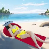 Markenlos Strandkarten - Einstellbarer Backorst - Sflicdable Beach Launger | Glaspapier Lügend, Faltbare Liegenfläche Zum Entspannen Und Sonnenbaden Mit Der Efriend- Matte