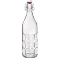 Bormioli Rocco Moresca Flasche mit Kappe lt 1, Packung mit 12