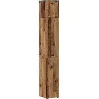 Helloshop26 - Moderner kompakter Aufbewahrungsschrank mit klarem Design geeignet für Büro oder Wohnzimmer 30 x 42,5 x 225 cm aus 02_0055996