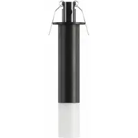 Beneito Faure Argo XL 3,5W LED-Einbaustrahler, 180° Abstrahlwinkel, 2700K, Mattschwarz - Akzentbeleuchtung mit hoher Farbwiedergabe -