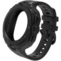 StarTech.com Armband mit Schutzhülle - Galaxy Watch 8 Classic 46 mm - Silikon - TPU - Schwarz