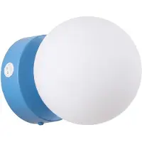 Sollux SL.2272 Wandleuchte YOLI 1 hellblau mit Schalter