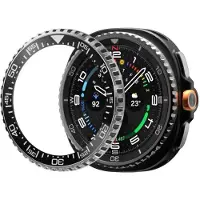 Spigen - Bezel Tune Diver (ACS11617) – Samsung Galaxy Watch Ultra 2, Edelstahl – Schwarz